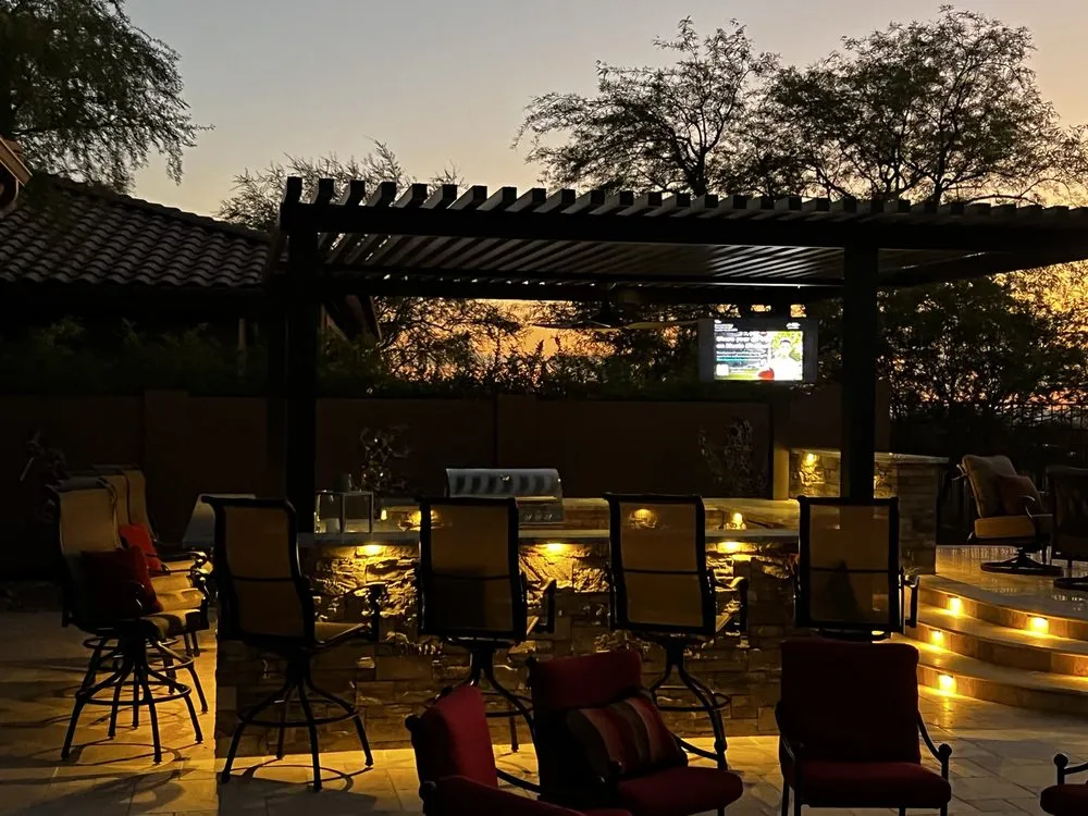 Custom lawn care service for outdoor upgrades in Anthem, AZ by Liberty Landscapes