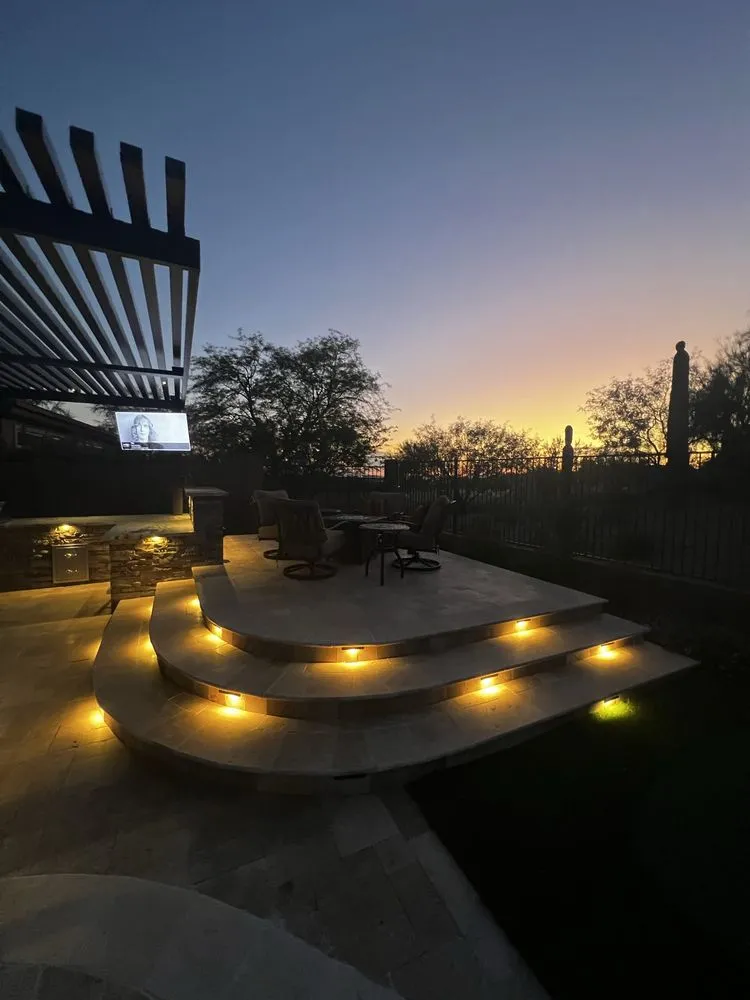 Local yard cleanup service for residential properties in Anthem, AZ by Liberty Landscapes