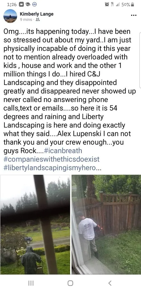 Reliable lawn mowing service in Monroe, WA by Liberty Landscaping