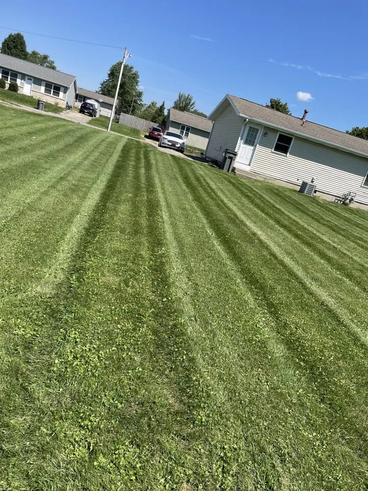 Affordable landscape installation for homes in Nappanee, IN by Liberty Lawn care