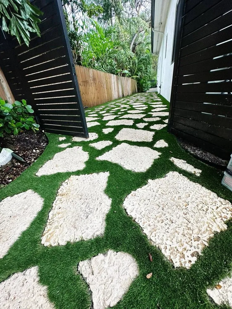 Professional residential landscaping in Miami, FL by Liberty Lawn