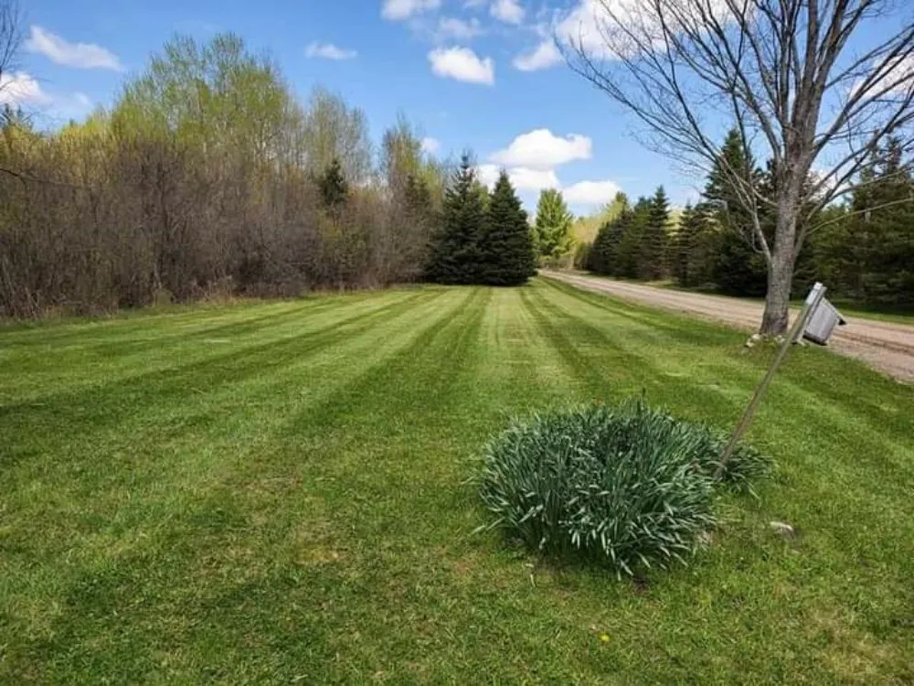 Custom lawn mowing service for residential properties in Reed City, MI by Liberty Lawncare & Landscaping