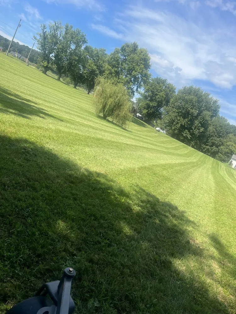 Expert landscape installation in Auburn, KY by Liberty Stripes Lawn Care
