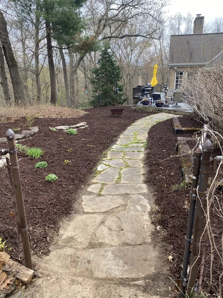 Top-rated lawn mowing service with custom design in Belmont, MI by Liberty Tree Landscaping Services