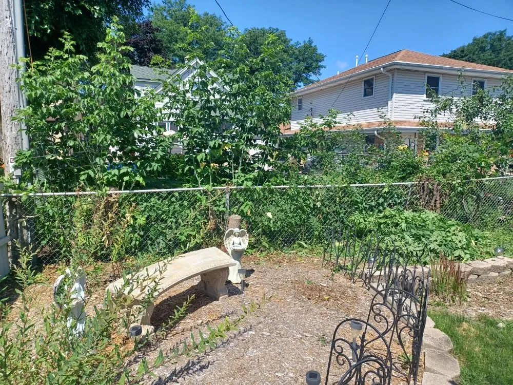 Custom landscape installation in Milwaukee, WI by Lickidy Split Service