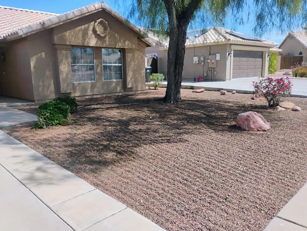 Custom landscape installation in Mesa, AZ - Licona Landscaping