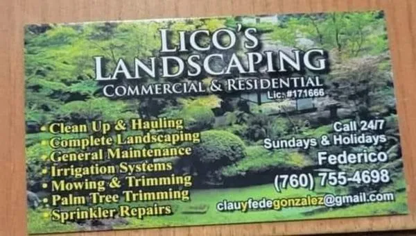 Lico's Landscaping Logo