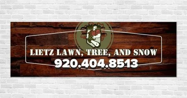 Lietz Lawn Tree and Snow Logo