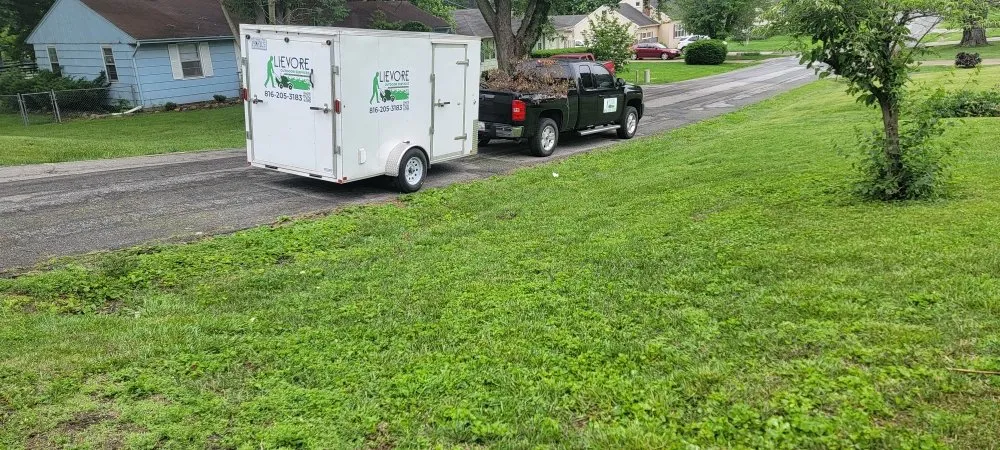 Custom landscape installation for beautiful yards in St. Joseph, MO by Lievore Lawn & Home Services
