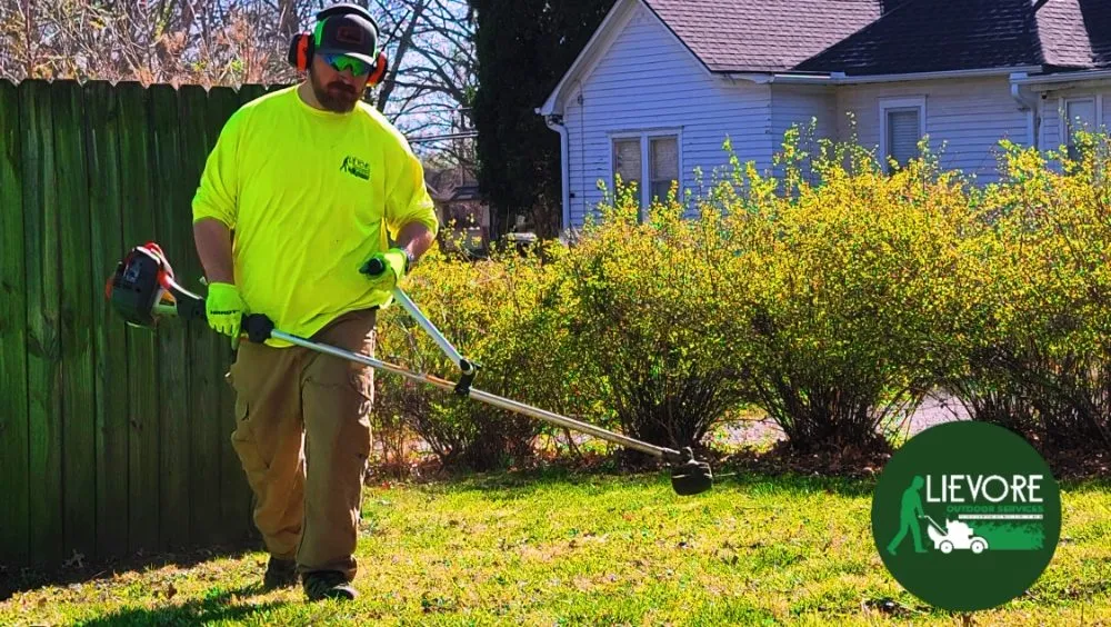Custom landscape installation for beautiful yards in St. Joseph, MO by Lievore Lawn & Home Services