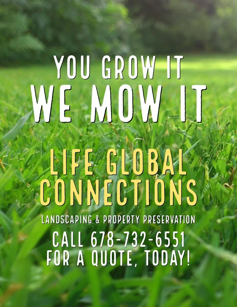 Local lawn mowing service for year-round maintenance across Atlanta, GA - Life global connections