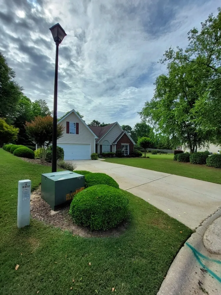 Top-rated landscape installation for residential properties in Lawrenceville, GA by Life Made Simple Lawn Care