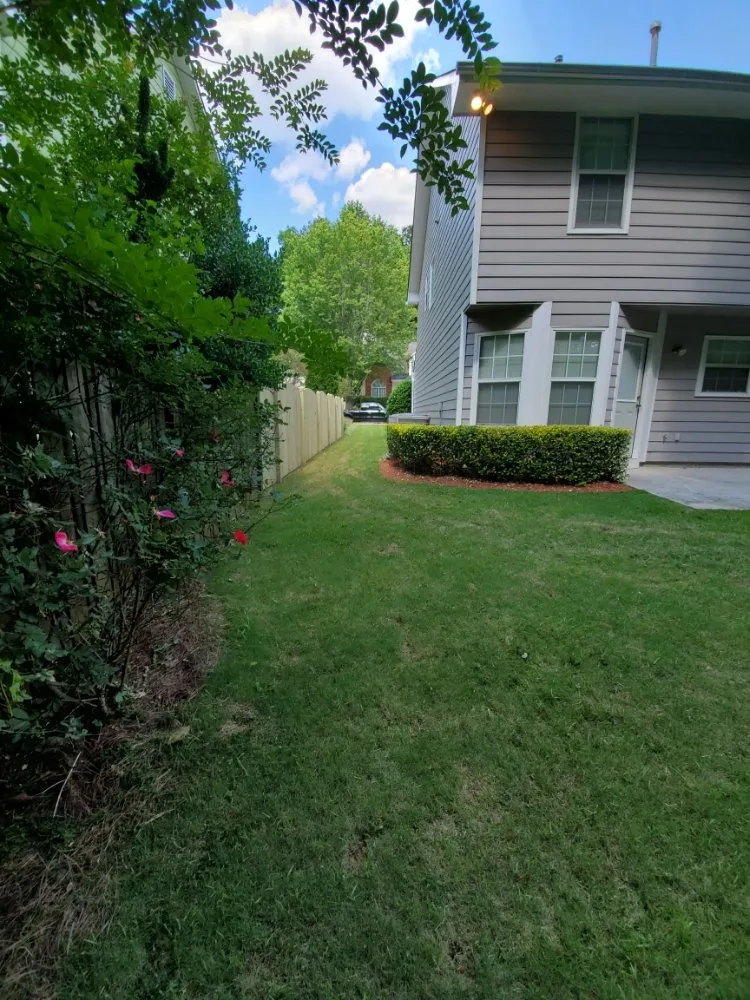 Professional residential landscaping for residential properties in Lawrenceville, GA by Life Made Simple Lawn Care