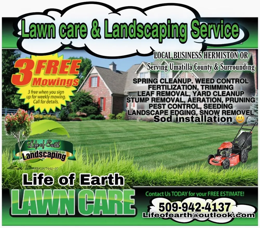 Trusted lawn care service in Hermiston, OR - Life of Earth Landscaping