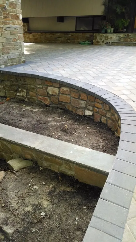 Professional outdoor landscaping in Gambrills, MD by Life Time Pavers