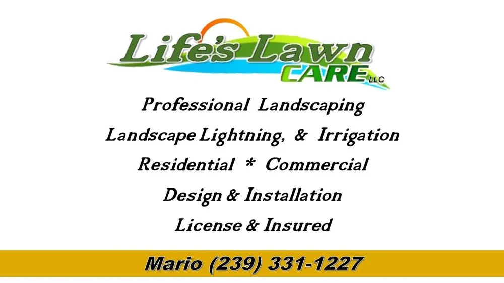 Local residential landscaping in Immokalee, FL - Life's Lawn Care