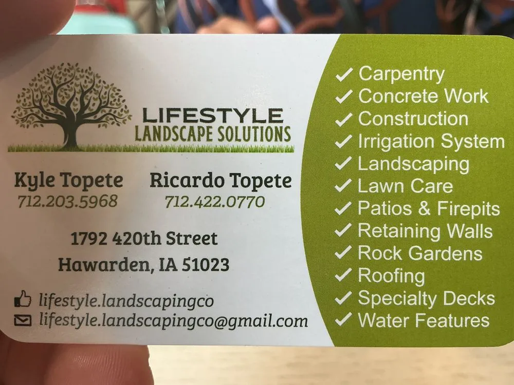 Trusted garden landscaping for residential properties in Hawarden, IA by Lifestyle Landscape Solutions