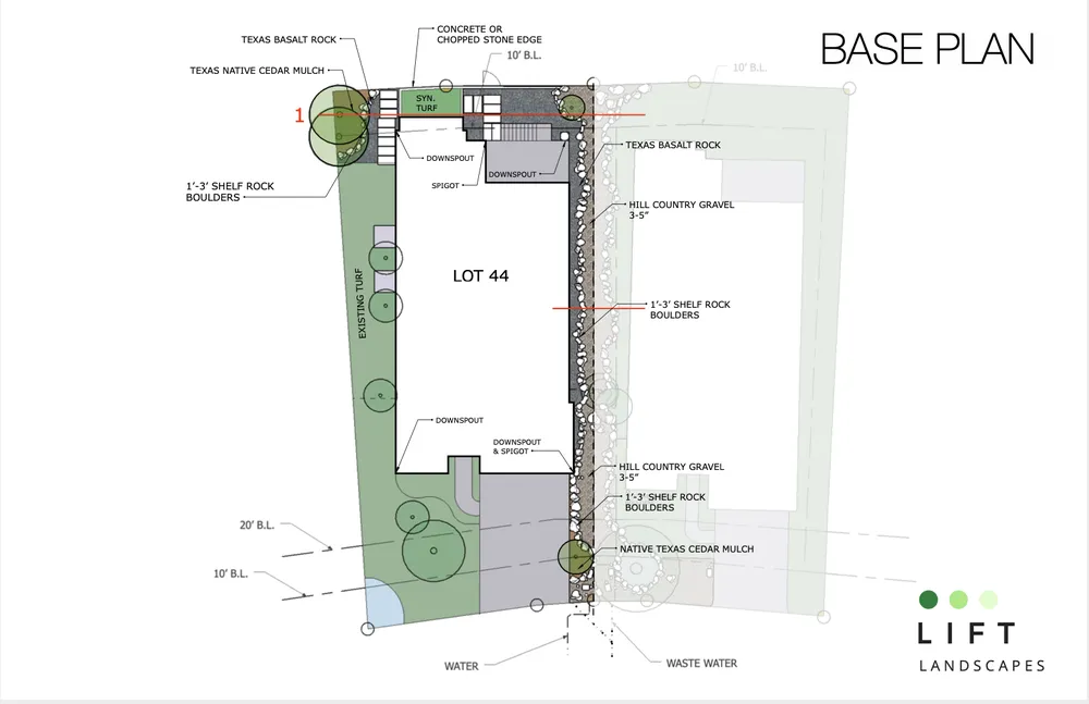 Affordable yard maintenance for residential properties in Austin, TX by Lift Landscapes ATX