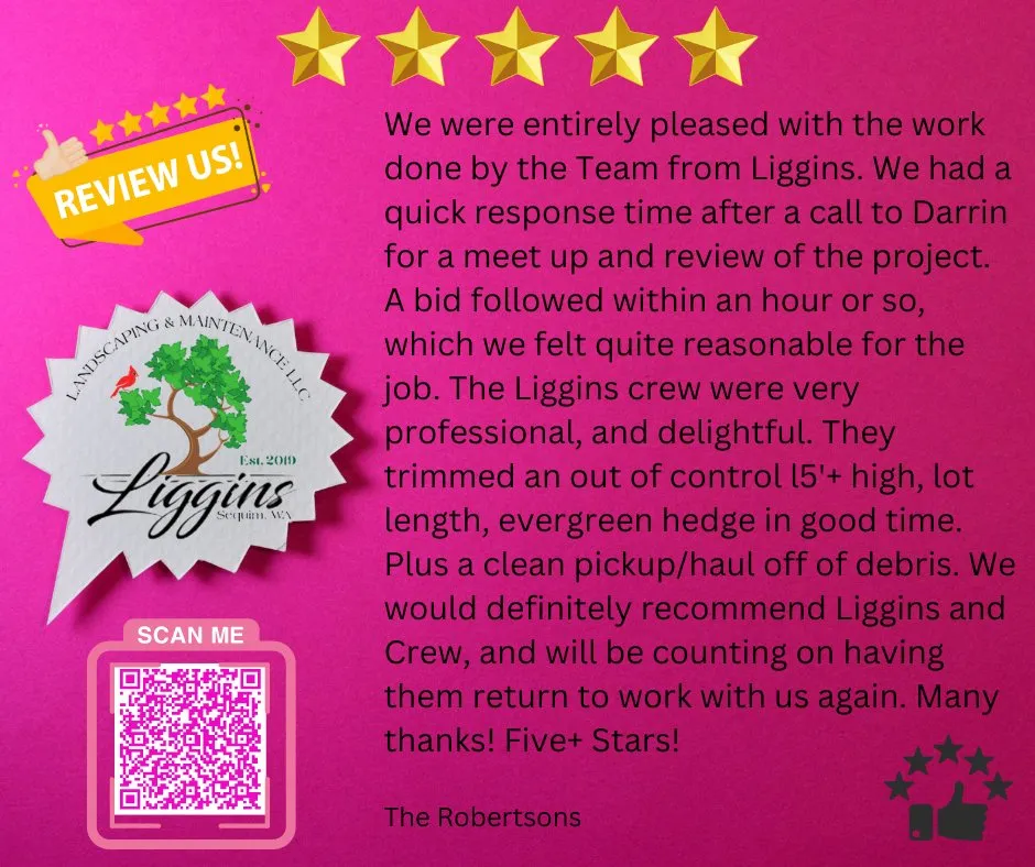 Professional landscape design with custom design in Sequim, WA by Liggins Landscaping & Maintenance