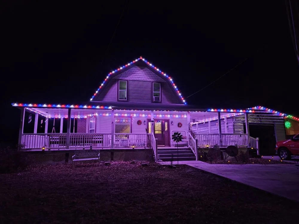 Professional garden landscaping in Omaha, NE by Light Em Up Construction