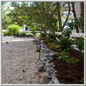 Custom yard cleanup service for residential properties in Barnegat Light, NJ by Lighthouse Landscape