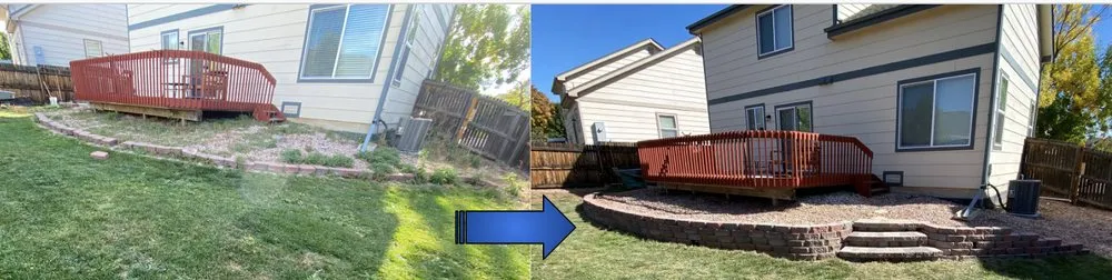 Trusted lawn mowing service with custom design in Aurora, CO by Lighthouse Landscaping