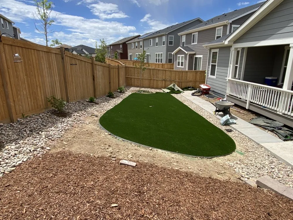 Professional outdoor landscaping in Aurora, CO by Lighthouse Landscaping