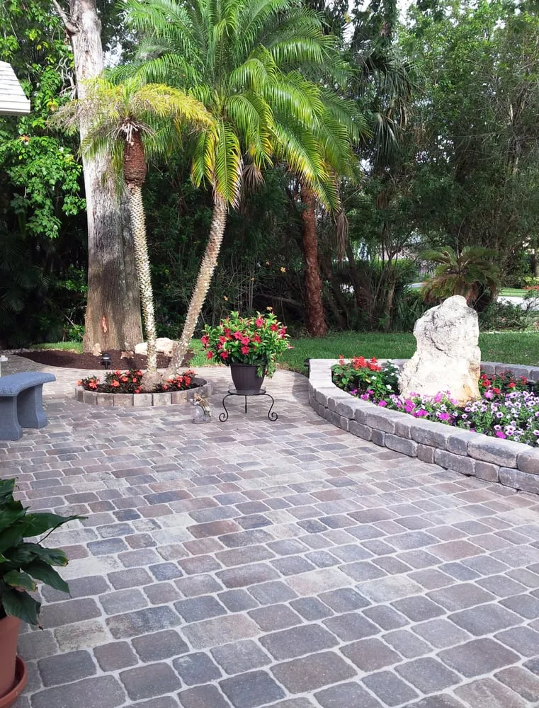Expert landscape installation in Melbourne, FL by Lighthouse Pavers