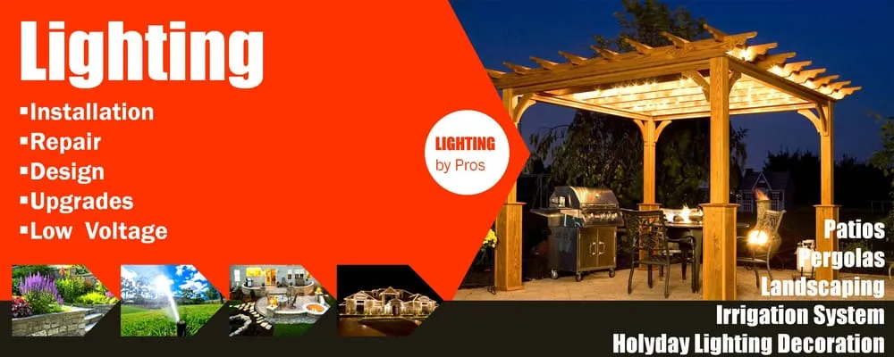 Reliable yard maintenance for beautiful yards across Houston, TX - Lighting by Pros