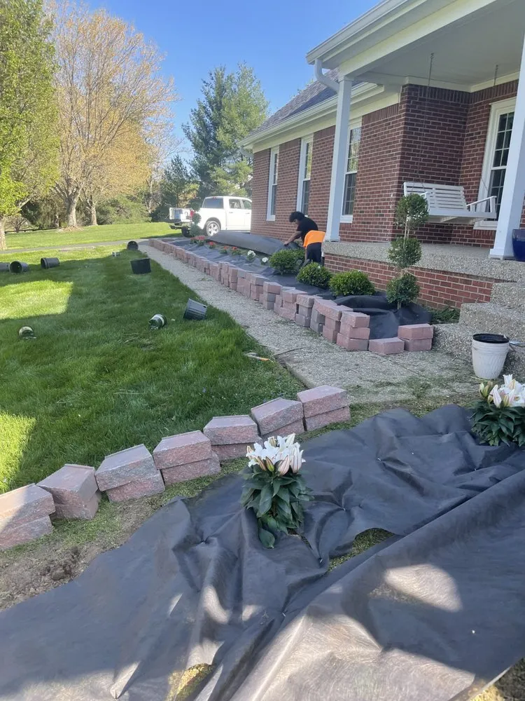 Trusted outdoor landscaping with custom design in Louisville, KY by Lightning Bolt Landscaping