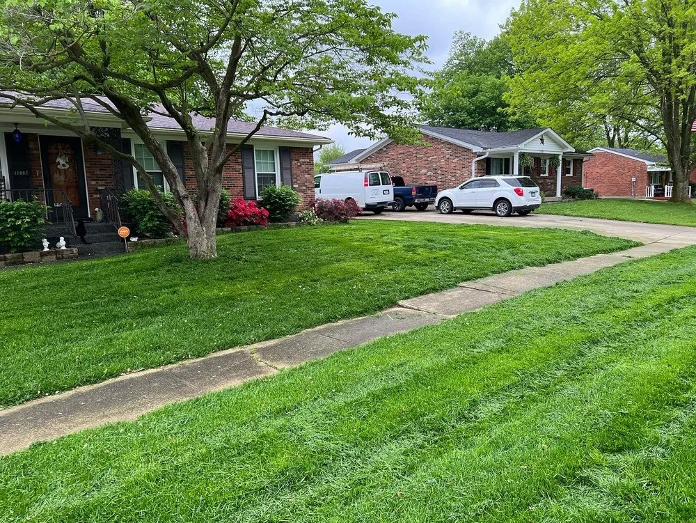 Custom landscape design in Louisville, KY by Lightning Bolt Landscaping