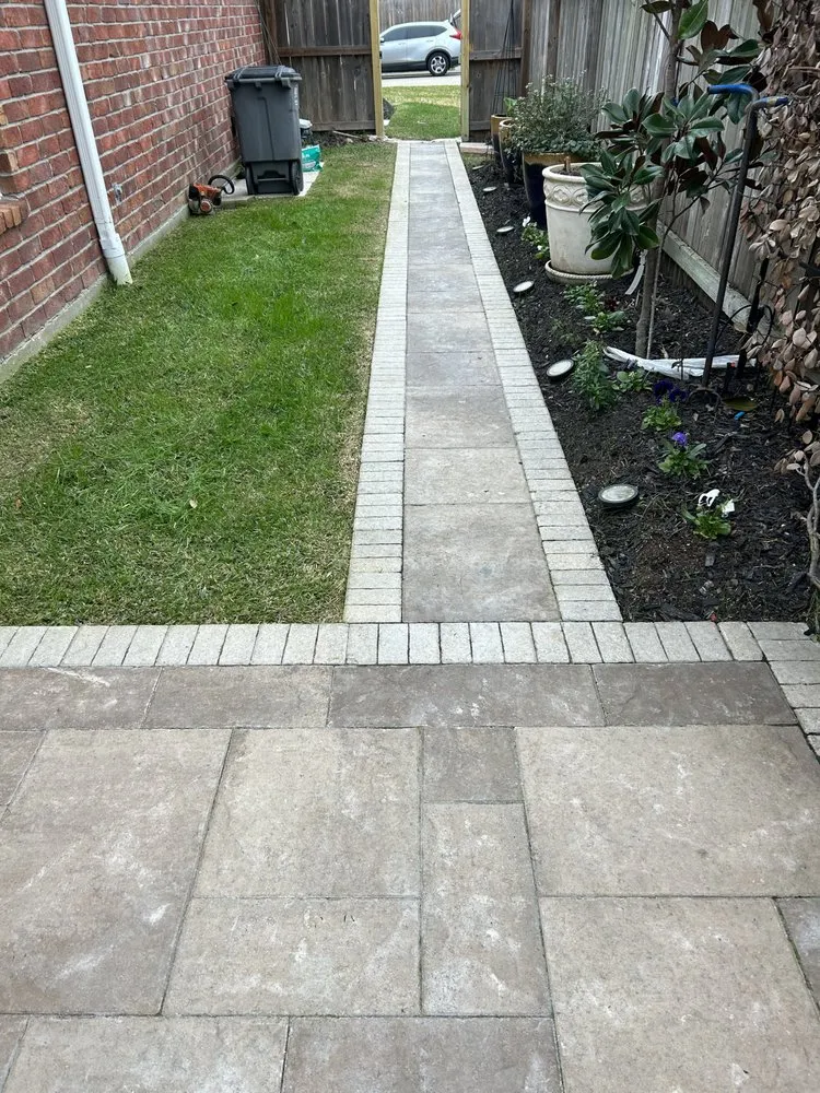 Professional landscape installation experts serving Richmond, TX - Lightning bolt