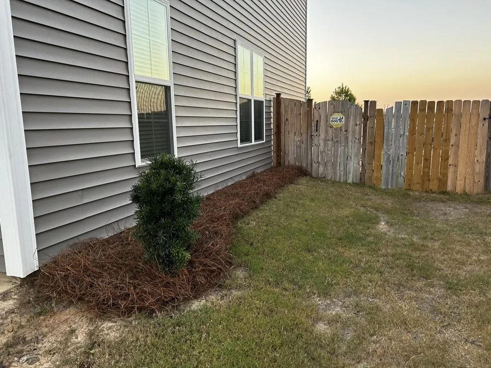 Custom landscape installation for beautiful yards in Columbia, SC by Lightning Landscaping