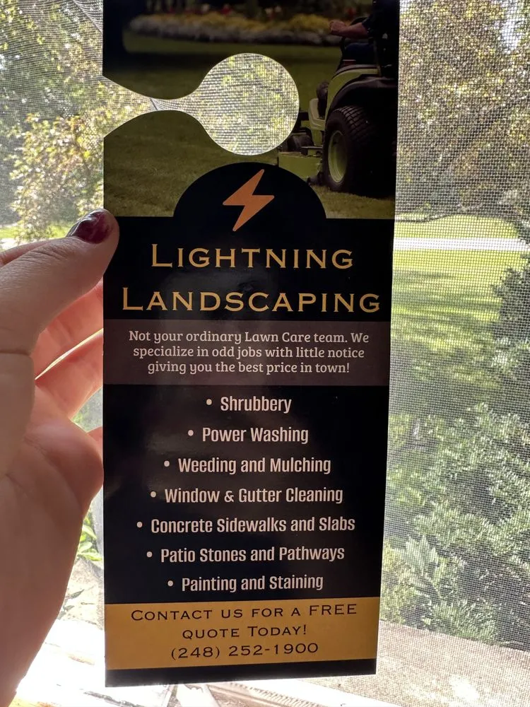 Affordable outdoor landscaping experts serving West Bloomfield Township, MI - Lightning Landscaping
