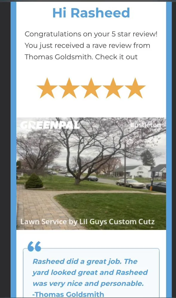 Trusted outdoor landscaping in Philadelphia, PA by Lil Guys Custom Cutz