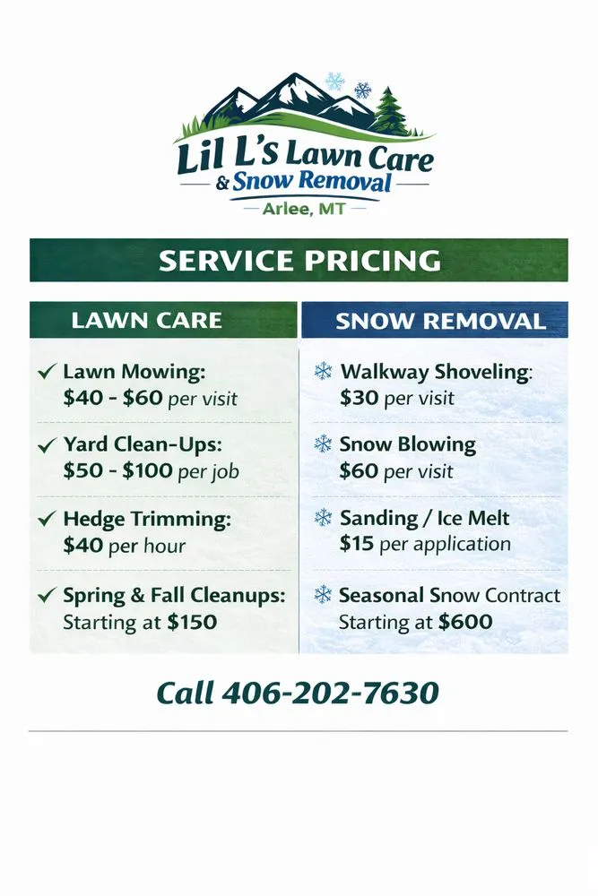 Expert landscape installation with custom design in Arlee, MT by Lil L's Lawn Care and Snow Removal