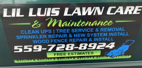 Lil Luis Lawn Care Logo