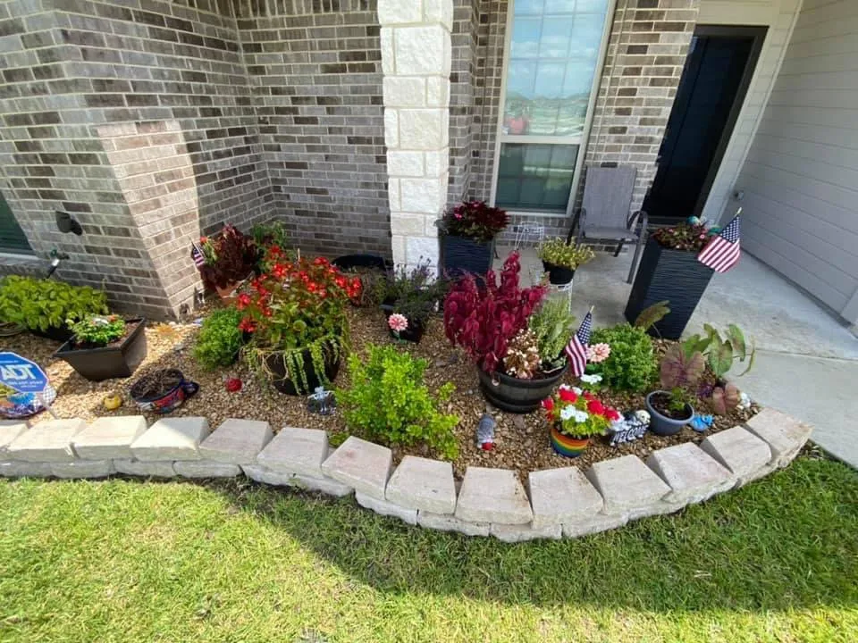 Custom residential landscaping in Temple, TX by LiL Mikes Lawn Service