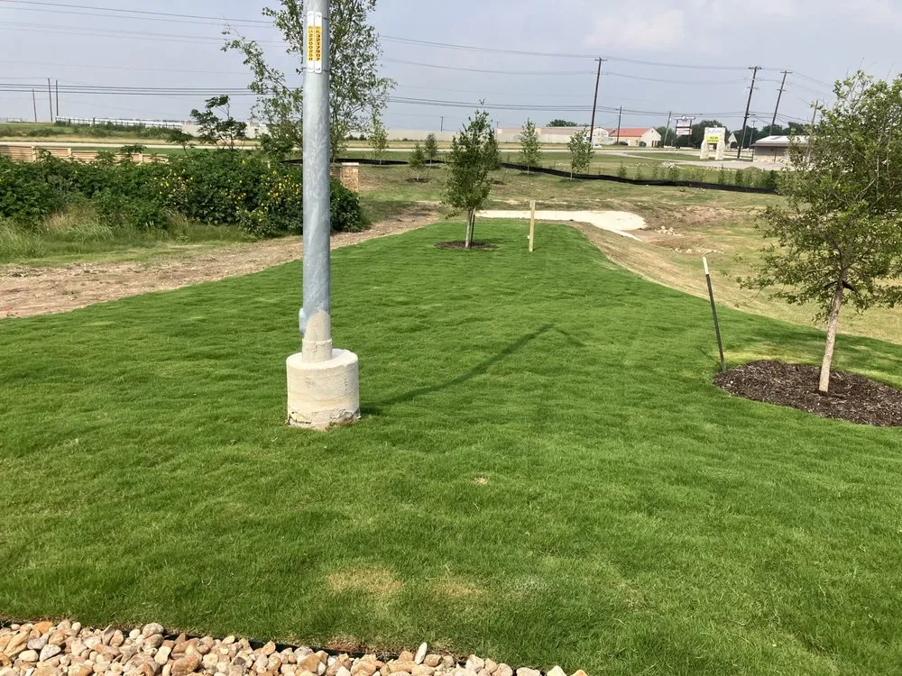 Professional garden landscaping in San Antonio, TX by Lil Orange Tractor Services Lawn Care & Landscape Maintenance