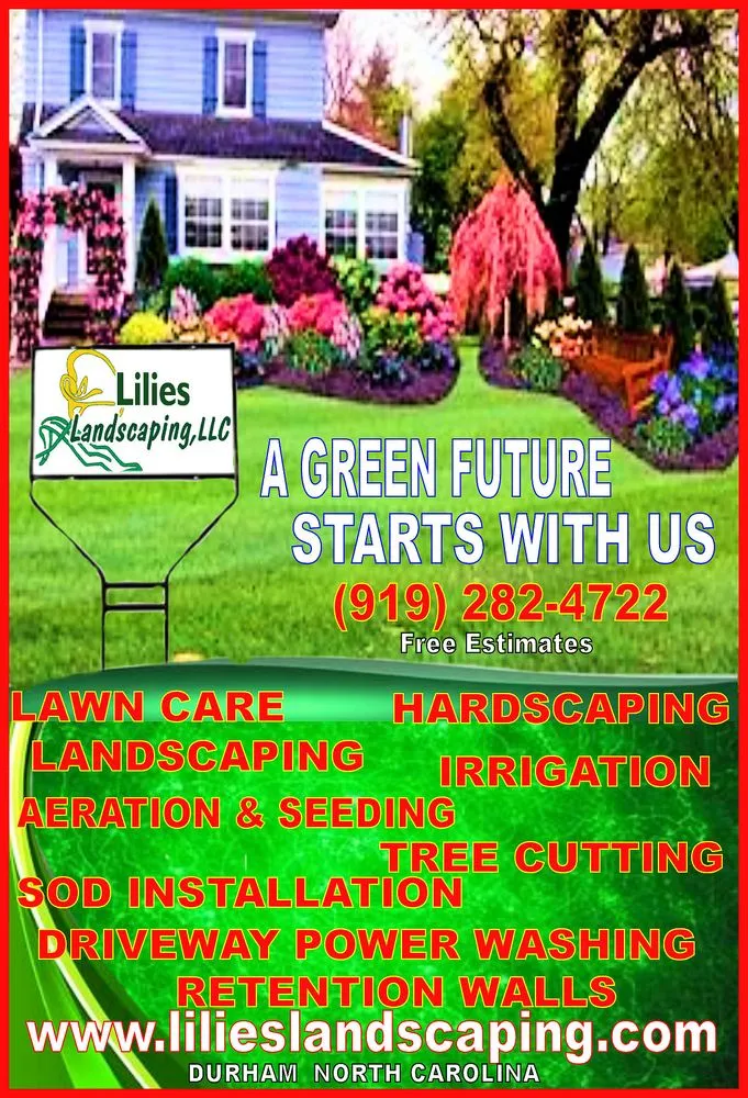 Reliable yard maintenance experts serving Durham, NC - Lilies Landscaping