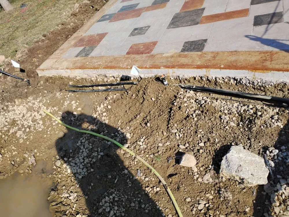 Custom garden landscaping in Canton, OH by Lilly Irrigation Maintenance