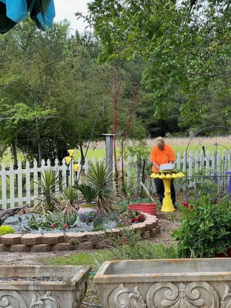 Professional outdoor landscaping in Saint Pauls, NC by Lilly's Lawncare