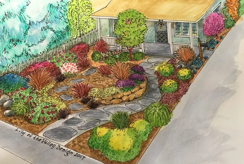 Professional landscape design for outdoor upgrades in Redwood City, CA by Lily of the Valley Design