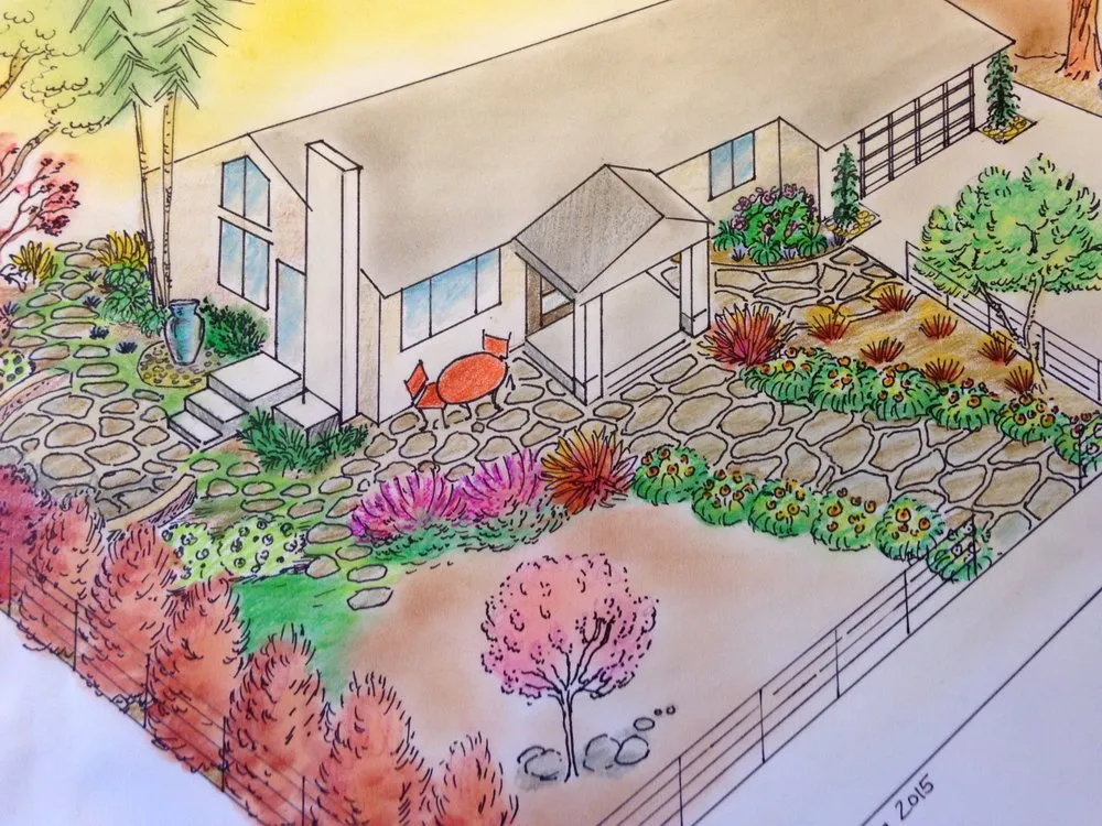 Local landscape design in Redwood City, CA - Lily of the Valley Design