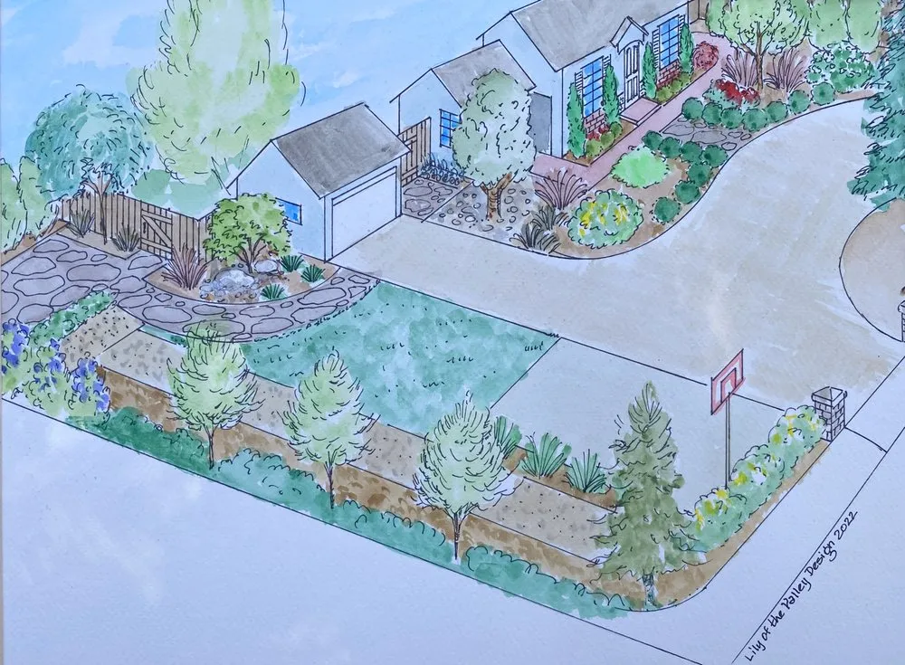 Top-rated residential landscaping for outdoor upgrades in Redwood City, CA by Lily of the Valley Design