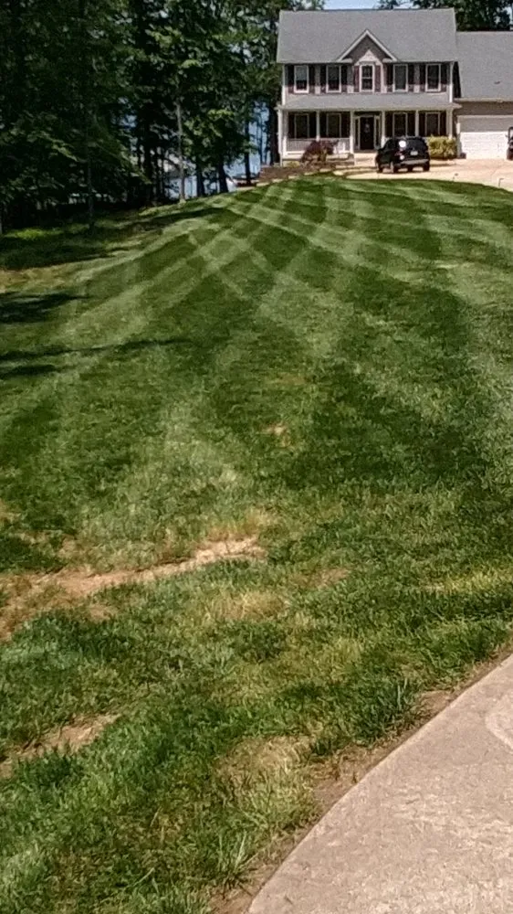 Expert lawn mowing service in Louisa, VA by Lily's Lawn Service