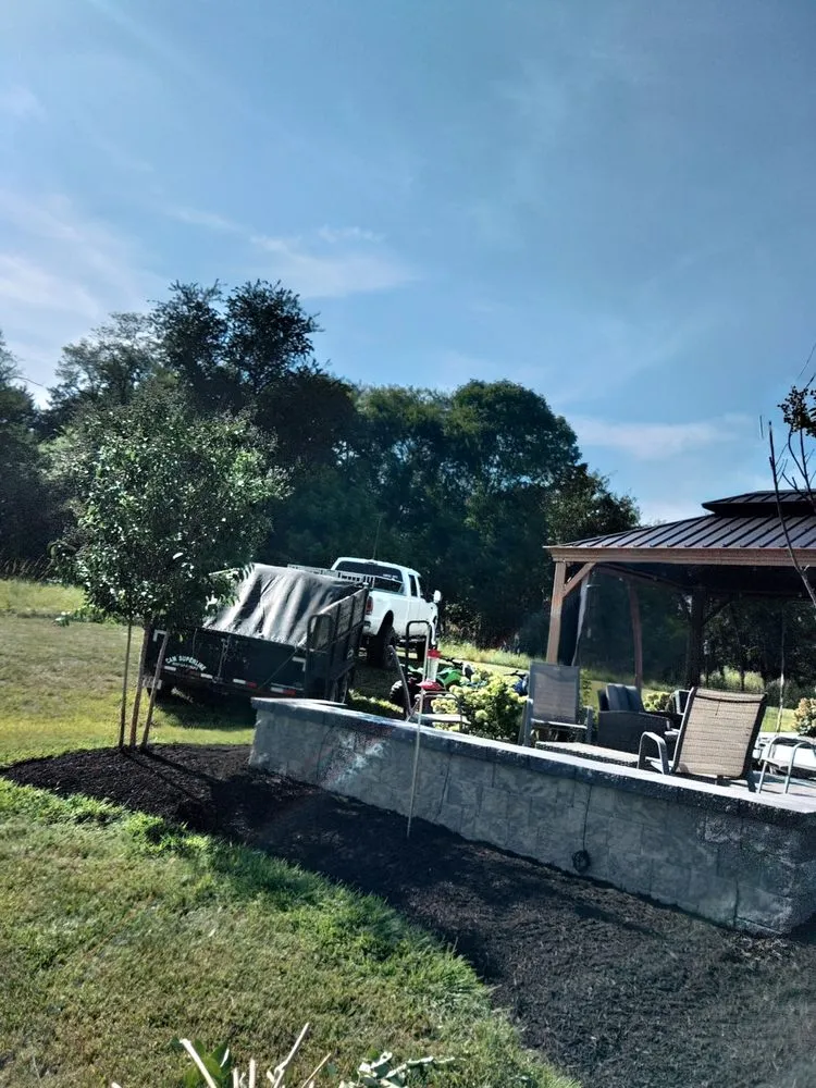 Affordable landscape installation for beautiful yards in Louisa, VA by Lily's Lawn Service