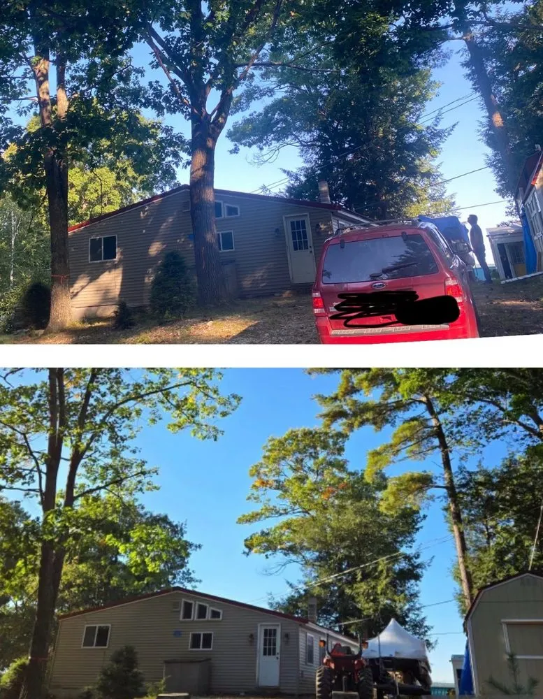 Affordable lawn mowing service with custom design in Middleton, NH by Limb & Log