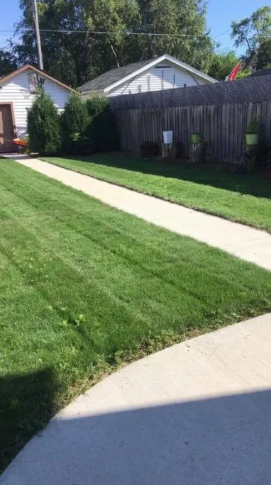 Custom lawn care service in Oostburg, WI by Limberg Landscaping