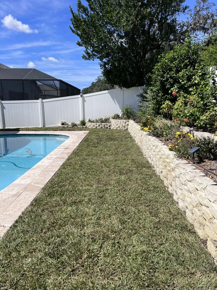Local landscape design for residential properties in Valrico, FL by Lime Lawns